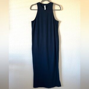 Athleta Navy Sleeveless Maxi Dress